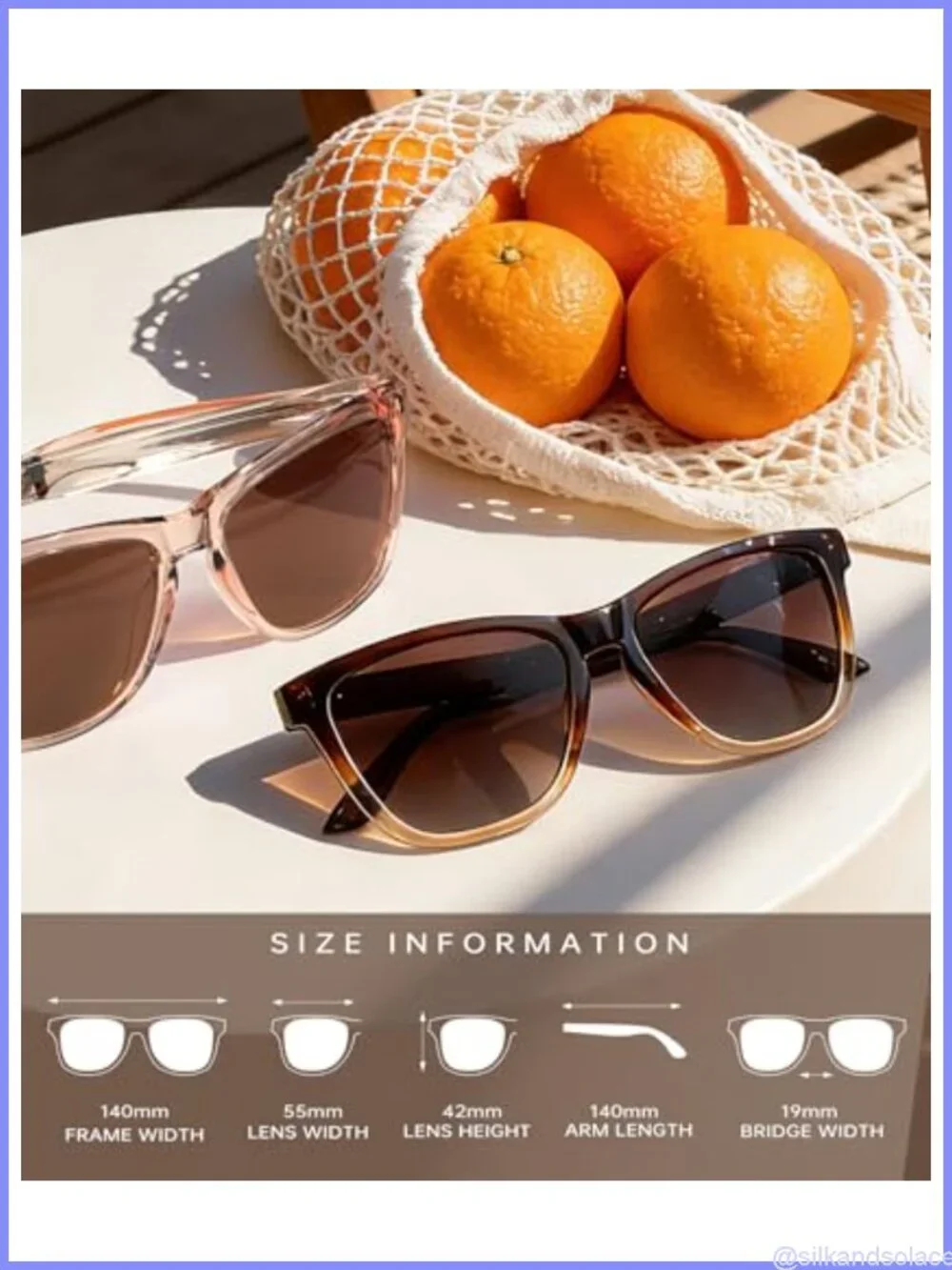 Polarized Sunglasses Women Retro UV Protection Full Frame Rectangular 3 Pack
